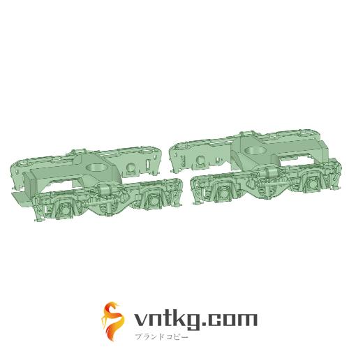 D-KS5-02：KS-5型台車　５両分【武蔵模型工房　Nゲージ鉄道模型】
