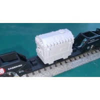 鉄道模型Nゲージ底床式大物車用積荷（変圧器）2個セット