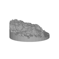 田谷の里山・洞窟　透明モデル