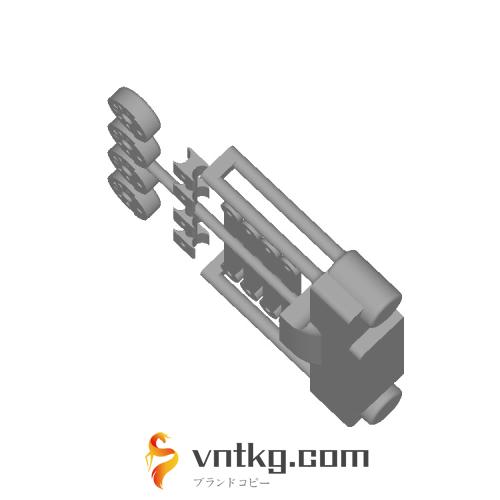 N(9.0mm) 蒸気動車用ロッド、シリンダーセット