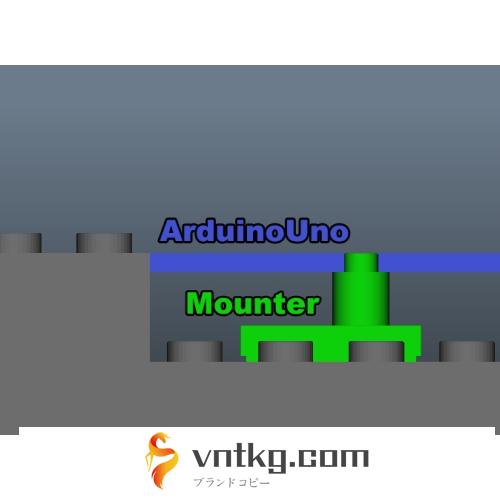 Arduino Uno用 レゴマウンタ