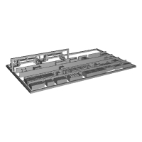 Nゲージ鉄道模型用 床下機器(2両編成)