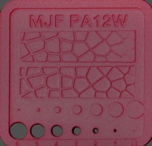 MJF PA12Wホワイト ピンク（磨き）